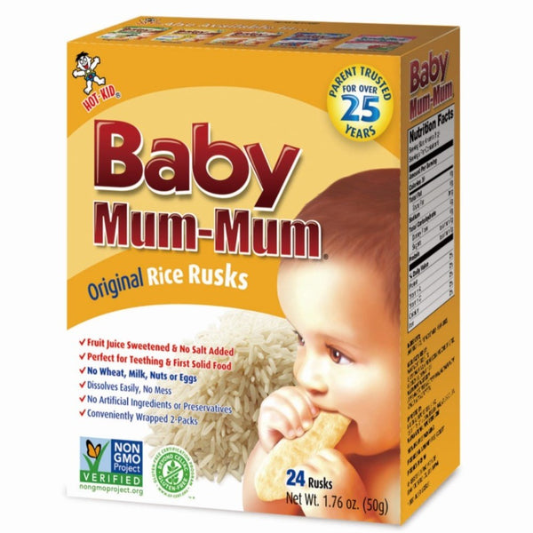 Galletas Baby Mum Mum sabor manzana zapallo - Ama Time